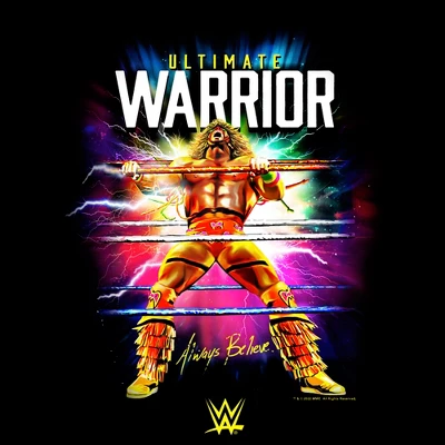 Women's WWE Ultimate Warrior Always Believe Electric Ropes T-Shirt 3 Women's WWE Ultimate Warrior Always Believe Electric Ropes T-Shirt