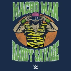 Men's WWE Macho Man Randy Savage Distressed T-Shirt