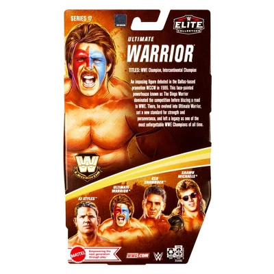 WWE Elite Legends 17 Exclusive Dingo Warrior Ultimate Warrior Action Figure 3 WWE Elite Legends 17 Exclusive Dingo Warrior Ultimate Warrior Action Figure - Image 2