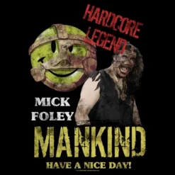 Junior's WWE Mick Foley Mankind Have A Nice Day T-Shirt
