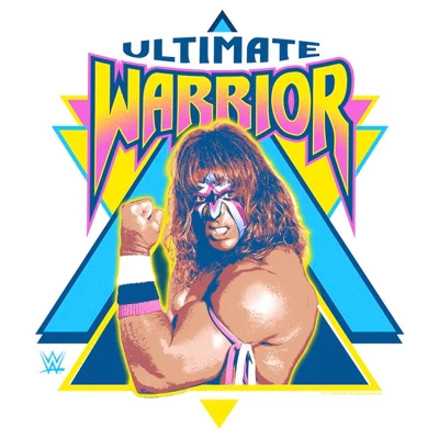 Women's WWE Ultimate Warrior Photo T-Shirt 3 Women's WWE Ultimate Warrior Photo T-Shirt
