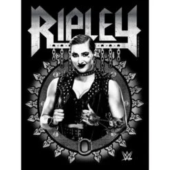 Boy's WWE Ripley Black And White Photo T-Shirt