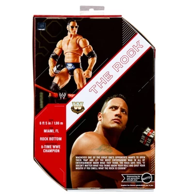 WWE Legends Ultimate The Rock Action Figure 4 WWE Legends Ultimate The Rock Action Figure - Image 2