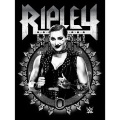 Women's WWE Ripley Black And White Photo T-Shirt