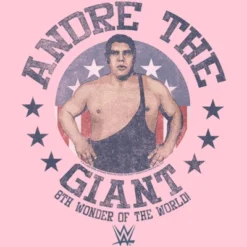 Girl's WWE Andre The Giant 8th Wonder Of The World Distressed T-Shirt