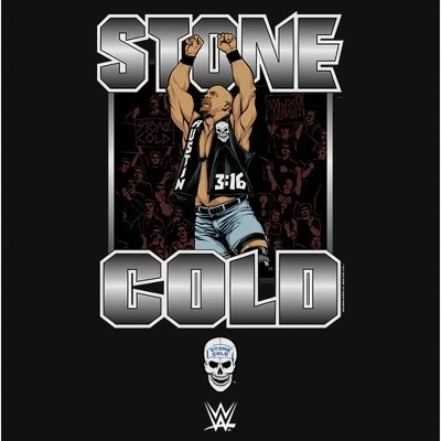 Girl's WWE Stone Cold Steve Austin Silver Logo T-Shirt 3 Girl's WWE Stone Cold Steve Austin Silver Logo T-Shirt